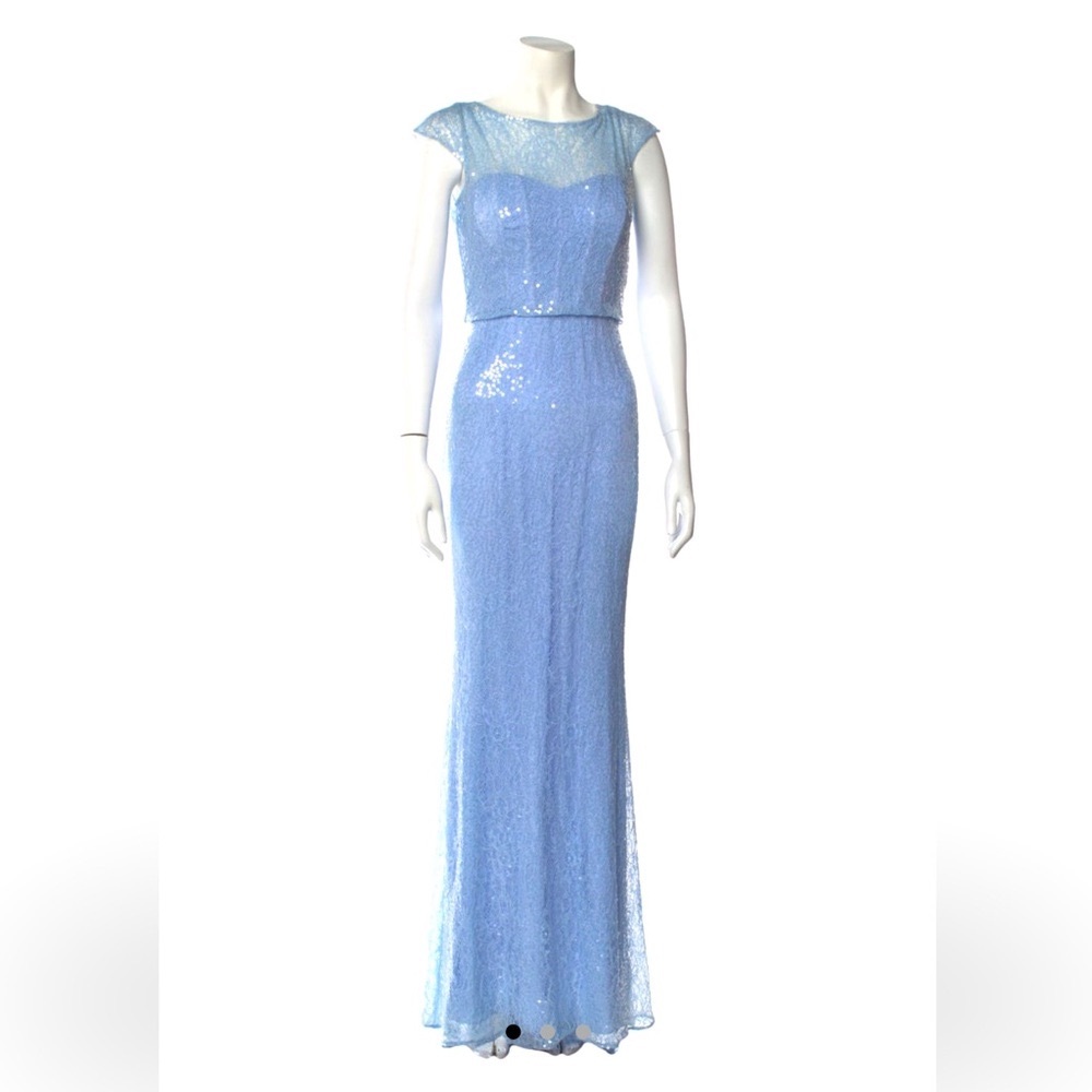 Gorgeous gown Bagley Mischka🦋, Bateau Long Dress, Great condition, XS Size